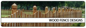 wooden fence designs